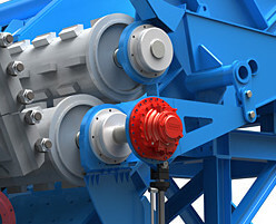 金屬粉碎機液壓喂料