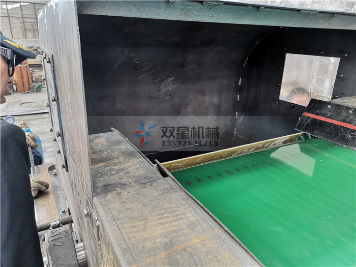 跳鋁機(渦電流分選機)物料分離口