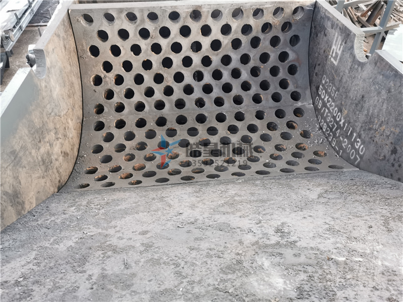 鋁型材粉碎機(jī)<a href='http://www.thwlps.com.cn/case/502.html' target='_blank'><span>篩板</span></a>結(jié)構(gòu)